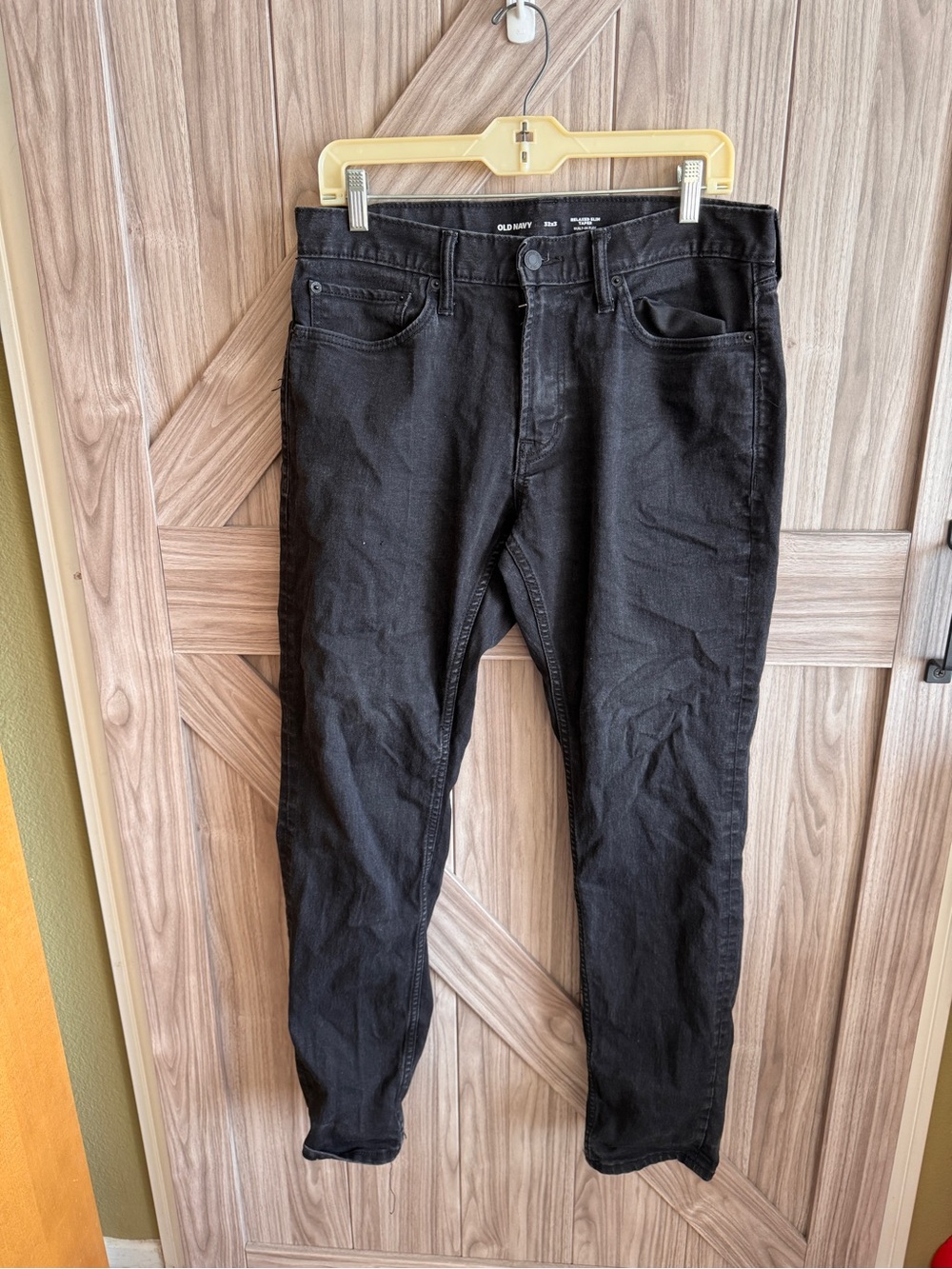Old Navy Men's Slim Black Jeans